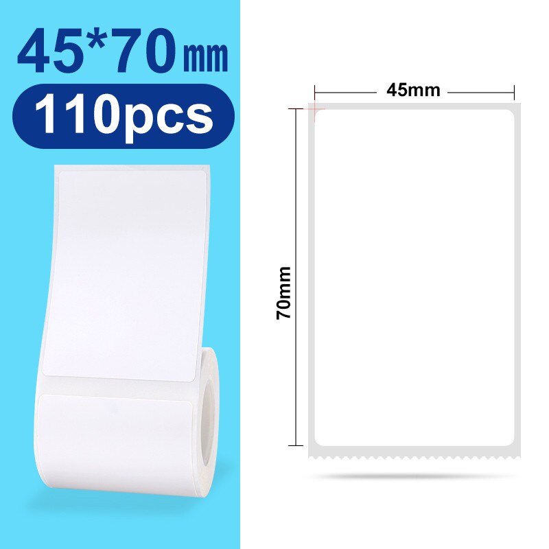 NIIMBOT B21 B3S Thermal Label 2 Rolls Clothing Price Food Self-adhesive Tag Waterproof Smart Office Pocket Printer Label Paper - KiwisLove