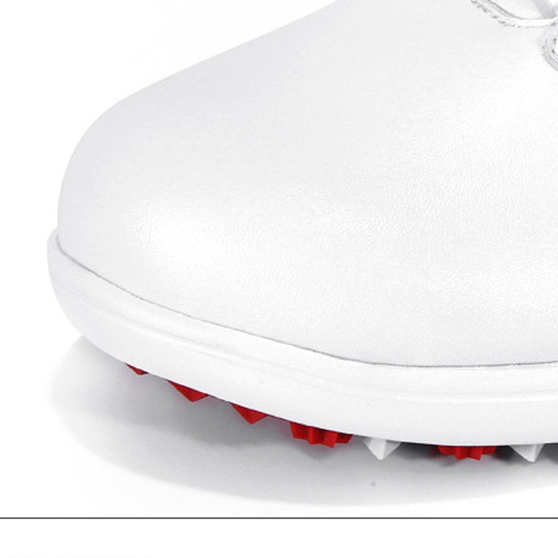 PGM Waterproof Golf Shoes Womens Shoes Lightweight Knob Buckle Shoelace Sneakers Ladies Breathable Non-Slip Trainers Shoes XZ158 - KiwisLove