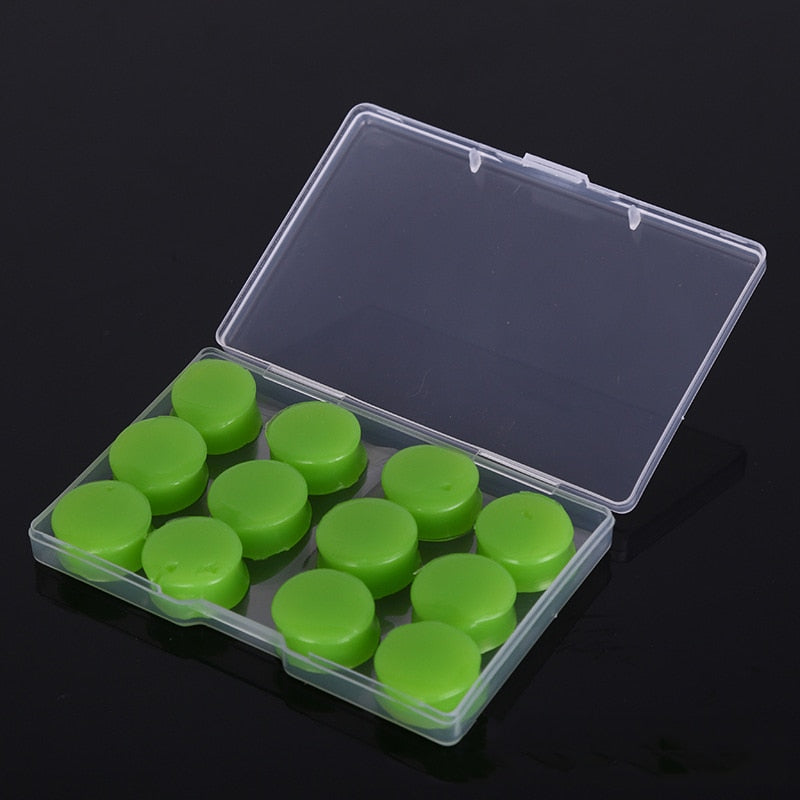 6/12PCS Silicone Ear Plugs Noise Reduction Sleep Anti Canceling Sound Insulation Earplug Protection Sleeping Reusable Ear Plugs - KiwisLove