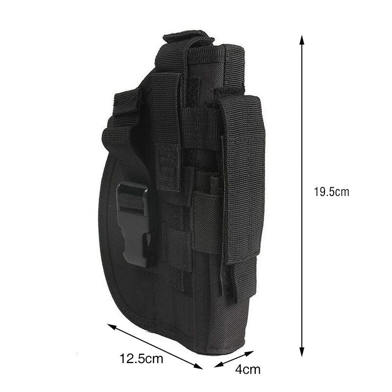 Tactical Molle Gun Holster For Taurus G2C 9mm Millennium PT111 G2 G3 PT111 PT132 PT138 PT140 Pistol Right Hand Holder Nylon Case - KiwisLove
