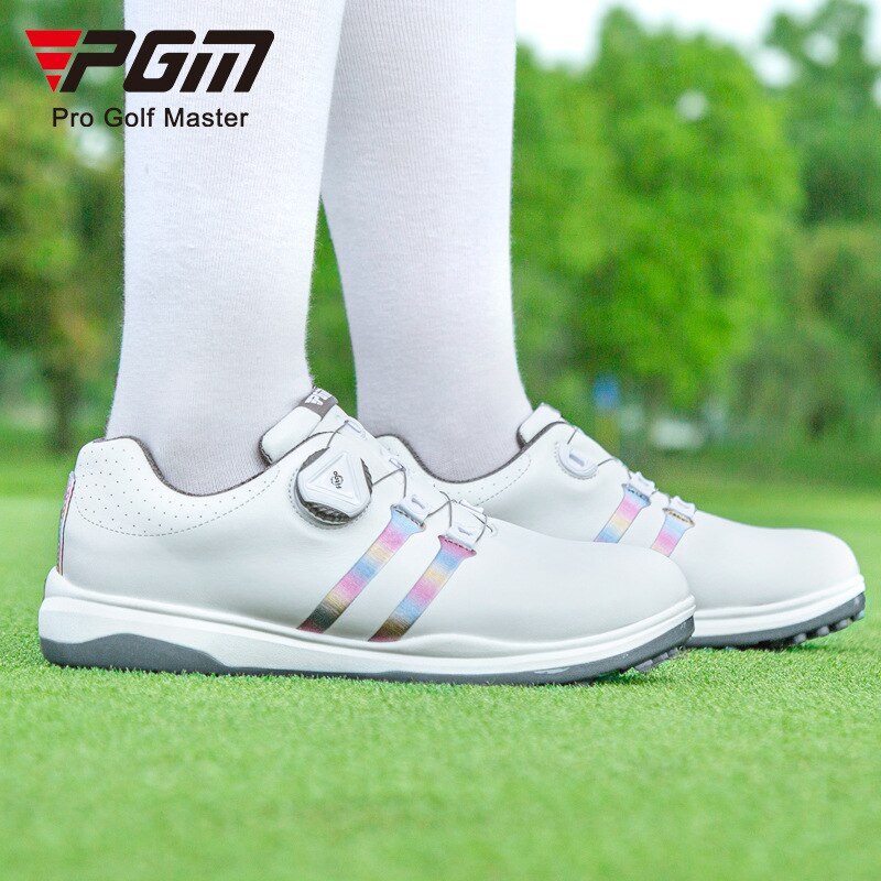 PGM Women Golf Shoes Waterproof Anti-skid Women&#39;s Light Weight Soft Breathable Sneakers Ladies Casual Knob Strap Sports XZ208 - KiwisLove