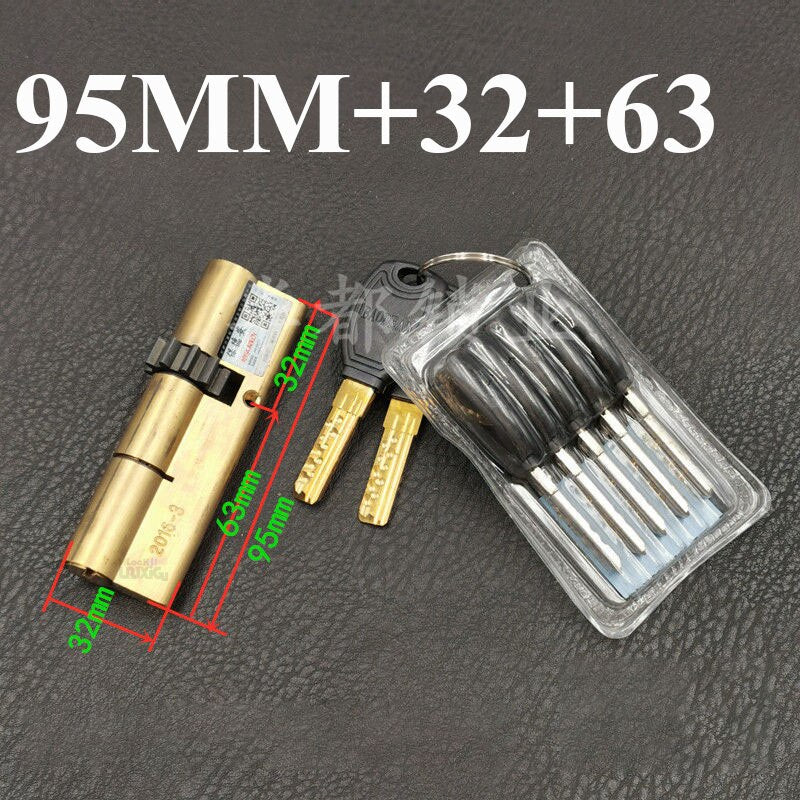 10 tooth Lock cylinder Anti-theft door lock outdoor door lock cylinder 10 tooth lock cylinder 10 gear lock living room door lock - KiwisLove