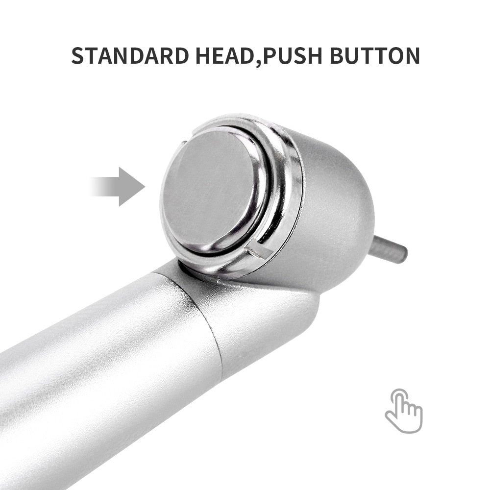 Dental 45 Degree Standard Push Button High Speed  45° Surgical Handpiece Single Way Spray 2 / 4Hole For Block Tooth/Wisdom - KiwisLove