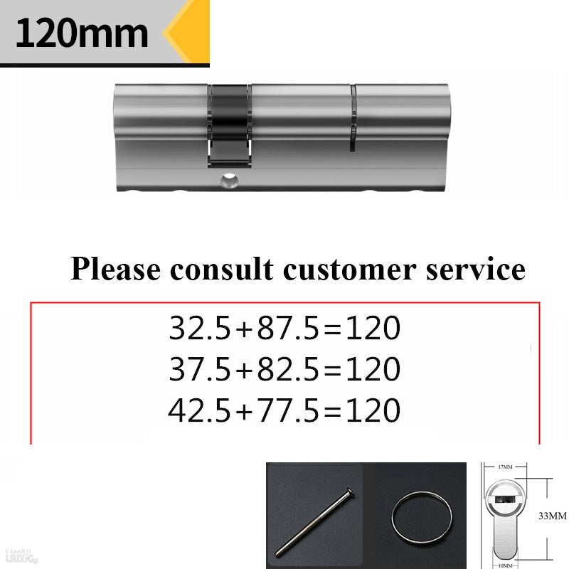 Common standard lock cylinders, cylinder locks for entry doors,  key locks.outdoor door locks,Cylinder door lock  8 alloy keys - KiwisLove