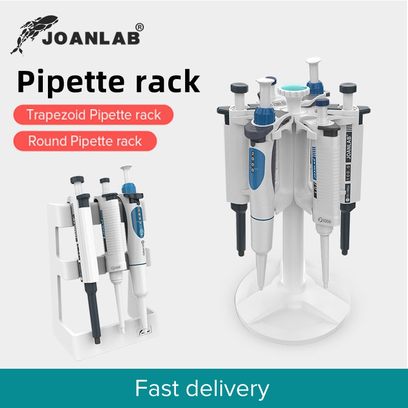 JOANLAB Laboratory Pipette Rack Trapezoid Pipette Stander And Round Pipette Holder For Placing Pipettes Lab Equipment Supplies - KiwisLove