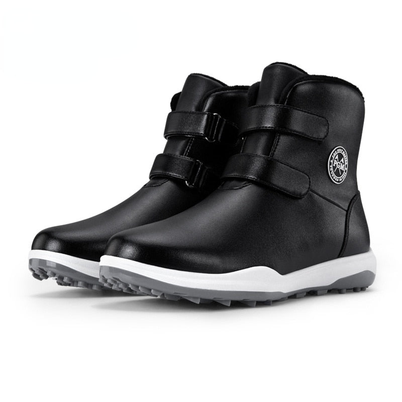 PGM Women Golf Shoes Anti-slip Sneakers Fleece Lining Women Sports Shoes Autumn Winter Waterproof Casual Boots Wear XZ196 - KiwisLove