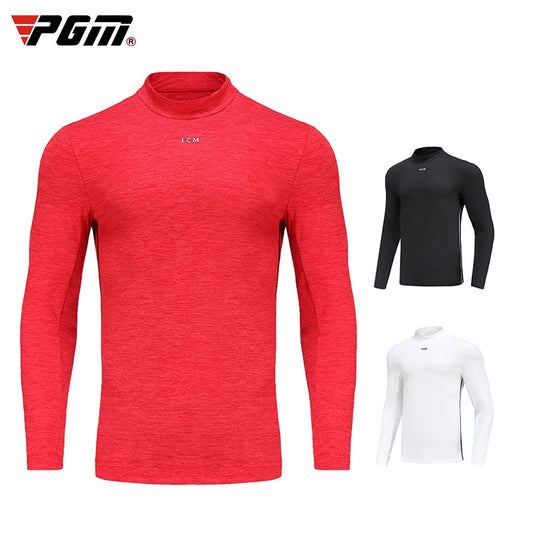 PGM Golf Shirts Men Slim Undershirt Autumn Winter Warm Long Sleeves Polo T-Shirt Sports Suit Gym Clothing Inner Outerwear YF372 - KiwisLove