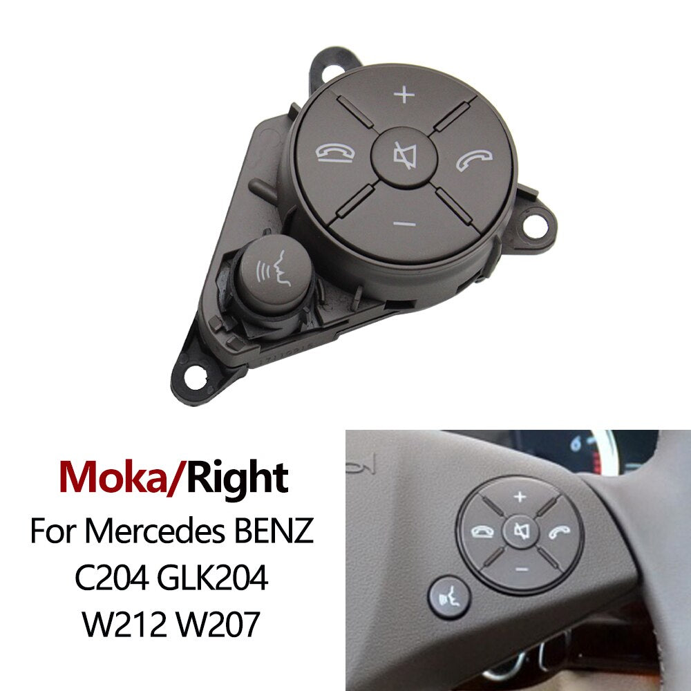 Car Left Right Steering Wheel Button Control Switch For Mercedes Benz 204 C Class GLK X204 E Class W212 2048210351,2048210451 - KiwisLove