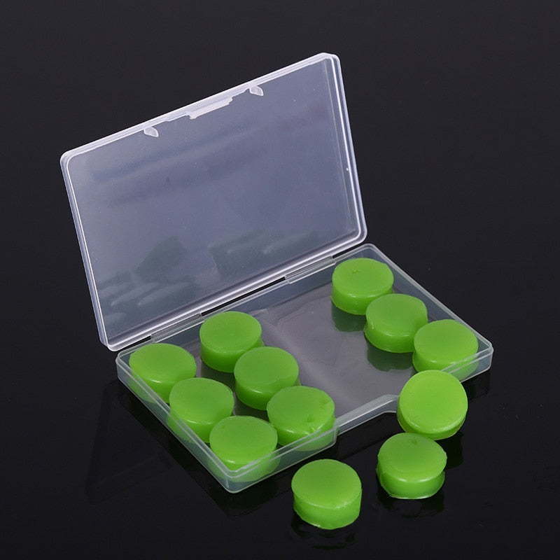 6/12PCS Silicone Ear Plugs Noise Reduction Sleep Anti Canceling Sound Insulation Earplug Protection Sleeping Reusable Ear Plugs - KiwisLove