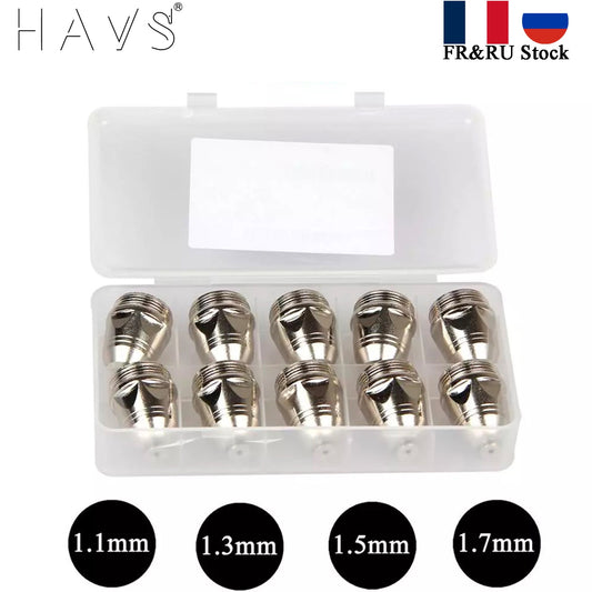 20 40 100Pcs P80 Nozzle/Tip Electrode Consumables Plasma Cutting Torch/Gun Spare Parts Accessories LGK100/CUT80 80A-100A - KiwisLove