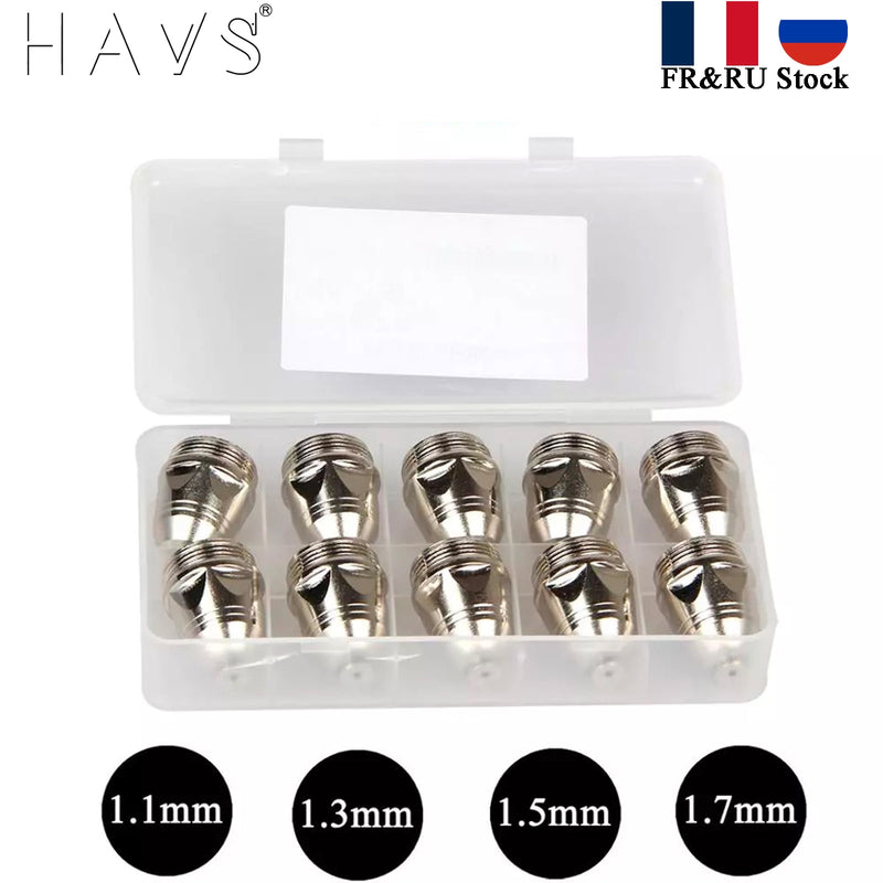 20 40 100Pcs P80 Nozzle/Tip Electrode Consumables Plasma Cutting Torch/Gun Spare Parts Accessories LGK100/CUT80 80A-100A - KiwisLove