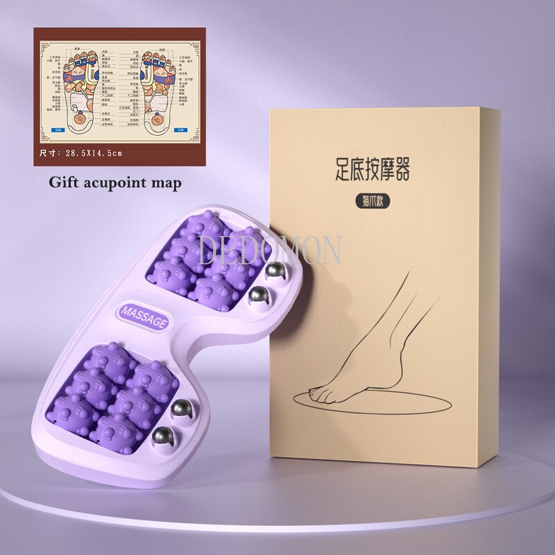 Foot Massage Roller Feet Reflexology Acupuncture Therapy Body Stiffness Yoga Fitness Training Muscle Relaxation Therapy Massager - KiwisLove