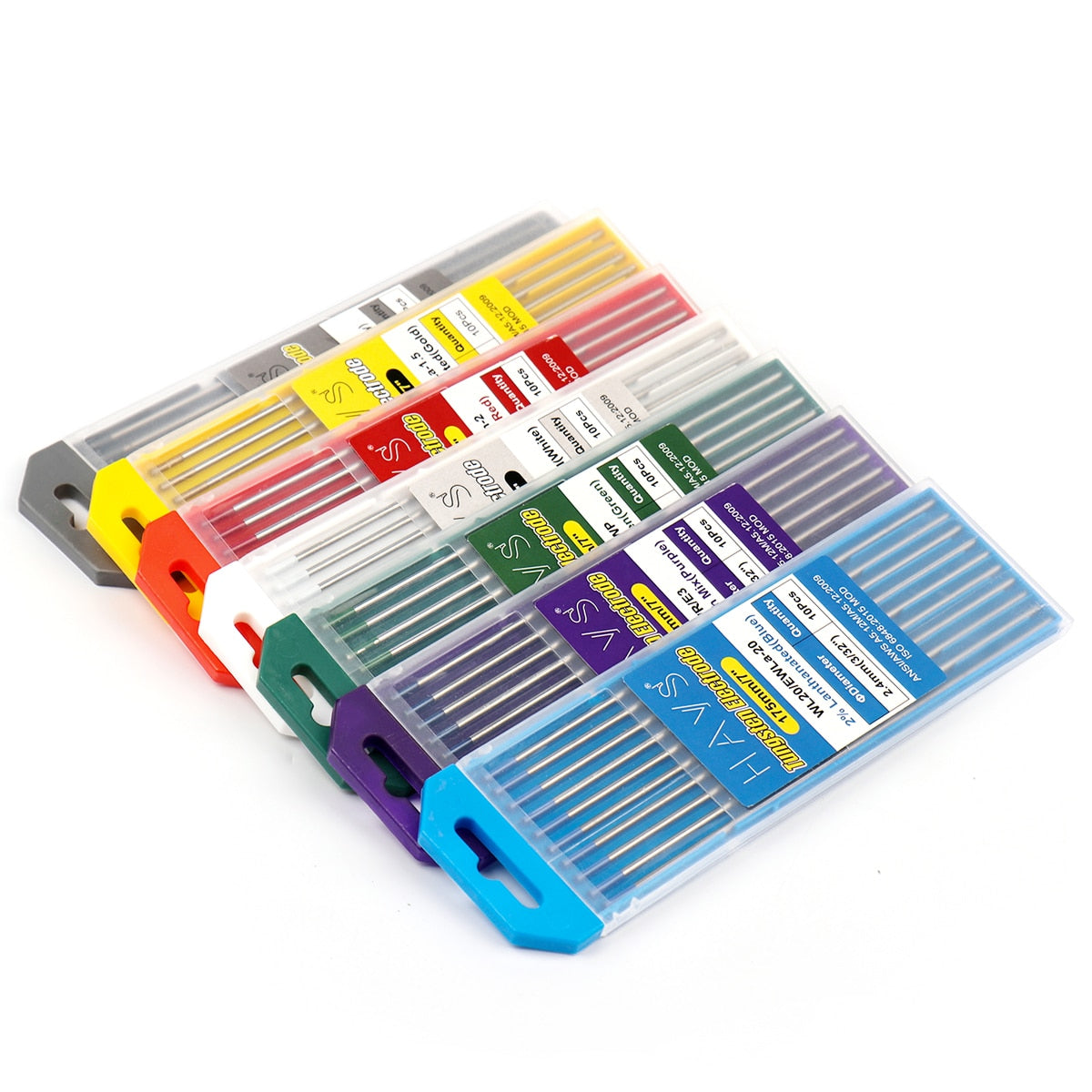 Professional Tungsten Electrodes TIG Welding Rods  1.0 1.6 2.4 3.2mm WL20 WT20 WC20 WL15 WZ8 WP WR Low Temperature - KiwisLove