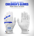 PGM 1 Pair Kids Golf Gloves with Mark Boys Girls Superfiber Cloth Sport Hand Glove Wear Breathable Training Protective ST024 - KiwisLove