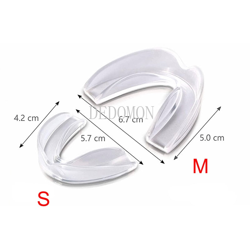 4/2PCS Mouth Guard Sleeping Anti Snore Mouthpiece Stop Snoring Mouth Guard Grind Care Bruxism Mouthpiece in Sleeping Snoring - KiwisLove