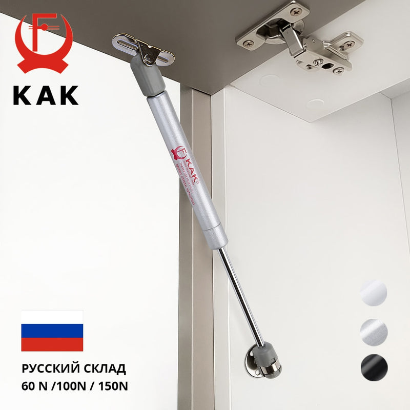 KAK 4 Pack 6kg 10kg 15kg Gas Spring Cabinet Hinge Copper Core Door Lift Support Hydraulic Kitchen Cupboard Door Hinges Hardware - KiwisLove