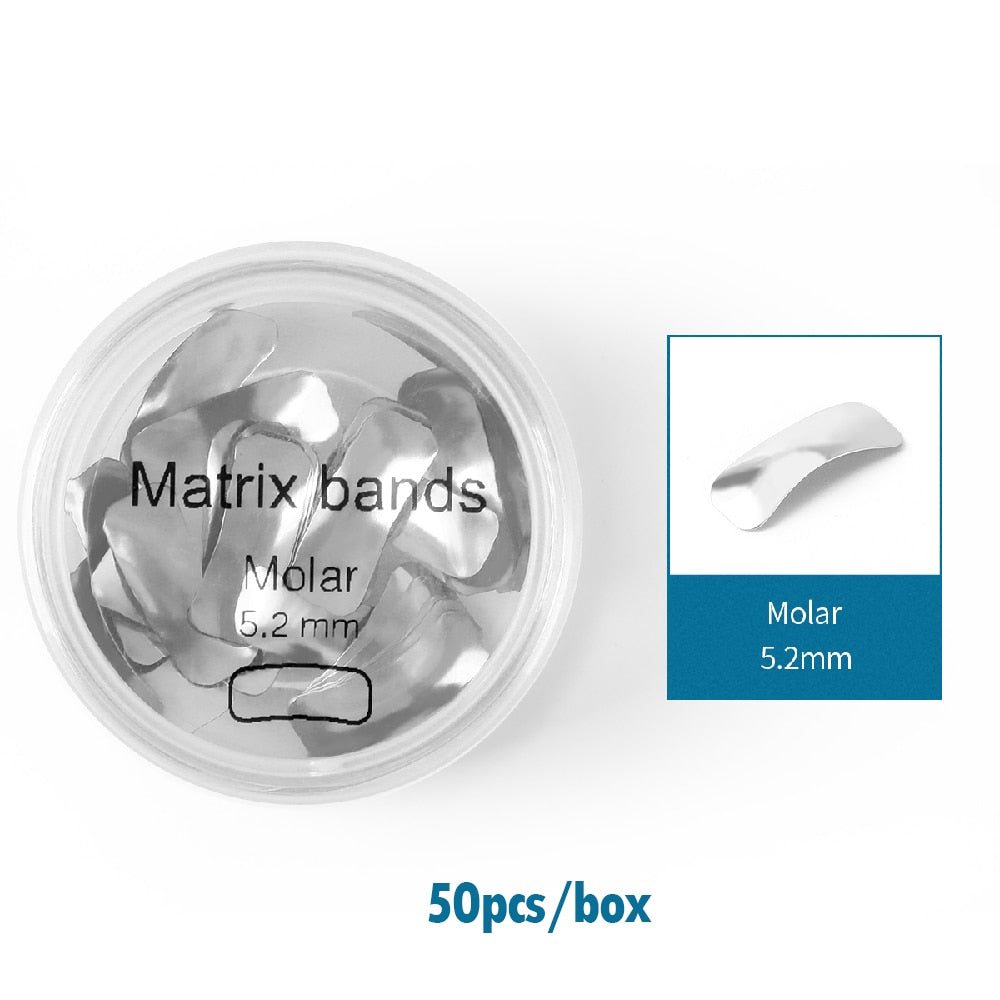 AZDENT Dental Sectional Matrix Contoured System Metal Dentistry Resin Clamping Seperating Ring Autoclavable - KiwisLove