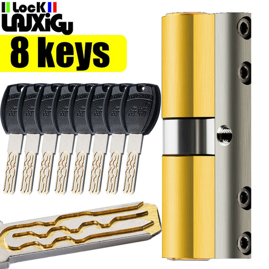 Super C grade, anti-theft copper lock cylinder,Universal,Anti-Pry Lock Anti-technology cracking,Security door Cylinder door - KiwisLove