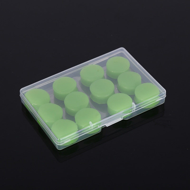6/12PCS Silicone Ear Plugs Noise Reduction Sleep Anti Canceling Sound Insulation Earplug Protection Sleeping Reusable Ear Plugs - KiwisLove