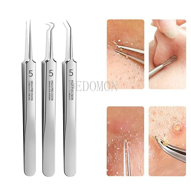 German Ultra-fine No. 5 Cell Pimples Blackhead Clip Tweezers Beauty Face Health Salon Special blackhead remover Acne Needle Tool - KiwisLove