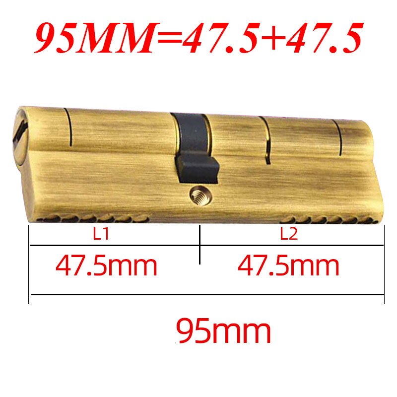 European standard cylinder lock cylinder door lock key lock anti-theft door lock entry door cylinder lock outdoor door lock - KiwisLove