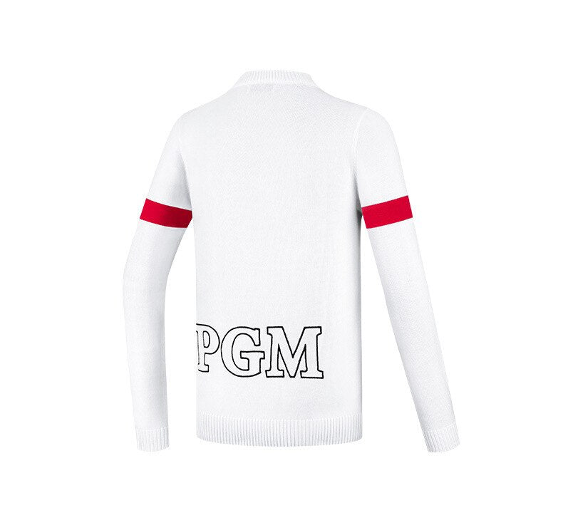 PGM Golf Sweater Children Winter Mercerized Wool Sports Clothing Boys Warm Long-Sleeved T-Shirt Round Neck Thick Autumn Clothes - KiwisLove