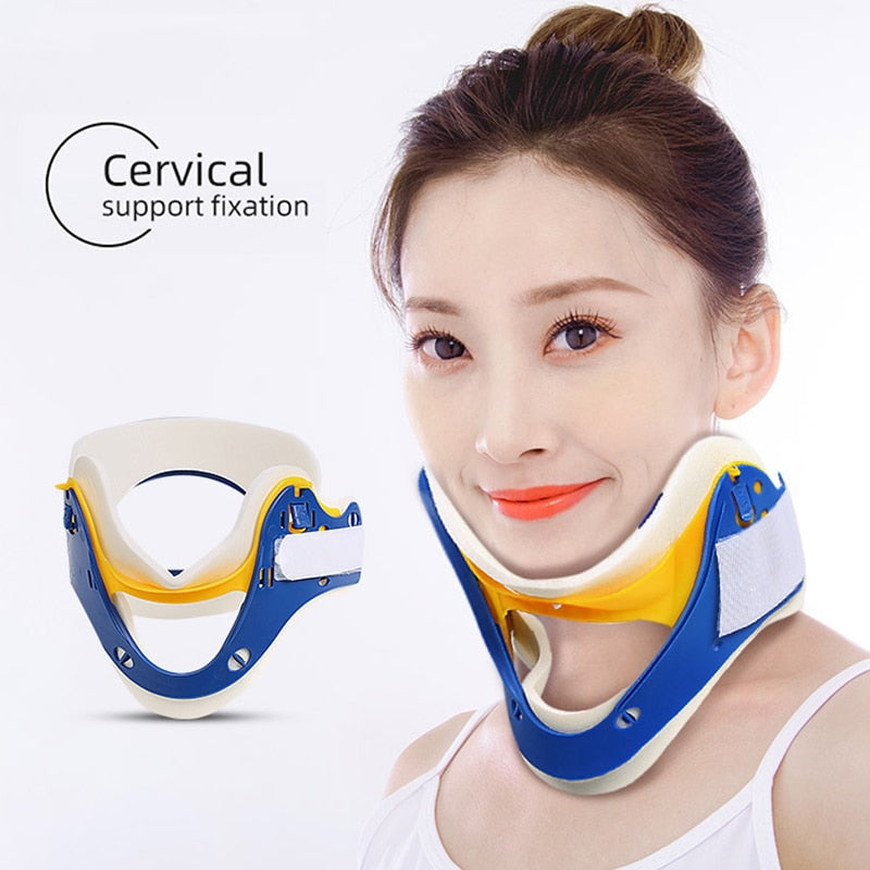 Adjustable Cervical Traction Posture Correct Spine Fixed for Adults Children Sports Protection Gear Neck Brace Neck Support Belt - KiwisLove