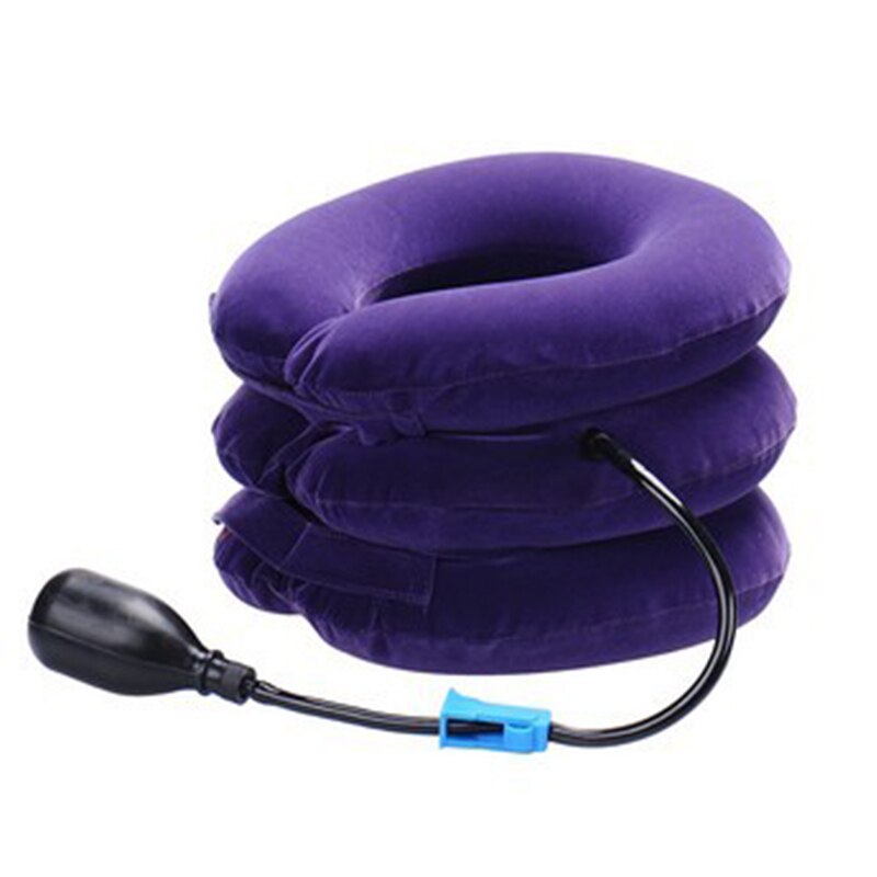 Neck Stretcher Inflatable Air Cervical Traction 1 Tube Neck Massage Support Cushion Devices Orthopedic Pillow Collar Pain Relief - KiwisLove