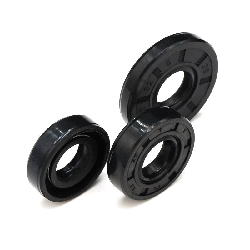 ID 12mm NBR Nitrile Rubber Shaft Oil Seal TC-12*19/20/21/22/23/24/25/26/28/30/32/35*5/6/7/8/10 Nitrile Double Lip Oil Seal - KiwisLove