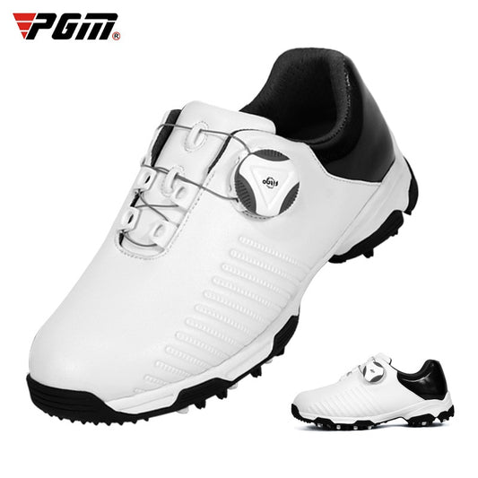 PGM kids Boys Golf Shoes Waterproof Anti-slip Light Weight Soft and Breathable Universal Outdoor Children&#39;s Sports Shoes XZ155 - KiwisLove