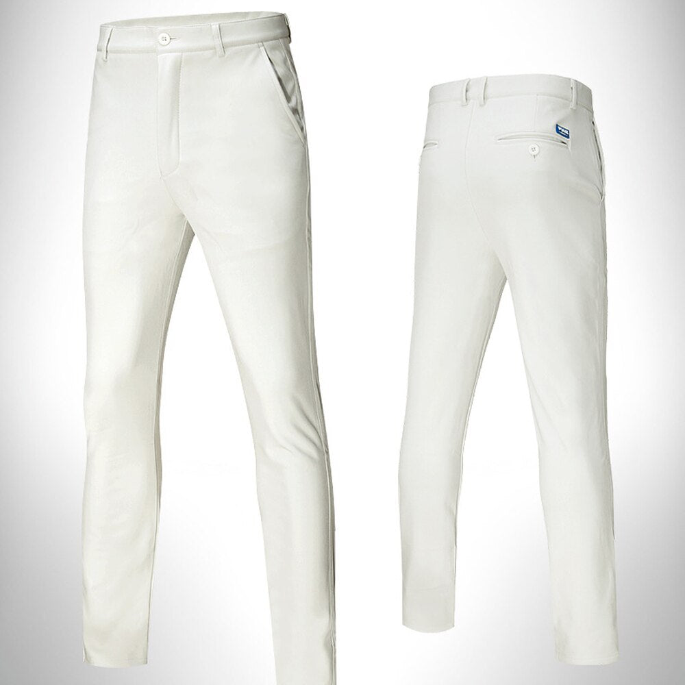 PGM Mens Mid Waist Golf Clubs Pants Golf Trousers For Men Autumn Winter Warm Thiken Pants Plus Size  Sports Apparel KUZ007 - KiwisLove