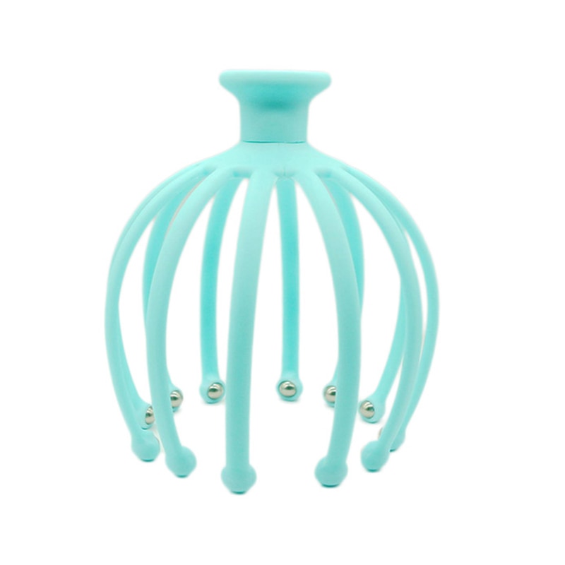 1Pcs Head Massager Neck Massage Octopus Scalp Stress Relax Spa Relieve Pressure Pain Relief Body Head Massage Beauty Instrument - KiwisLove