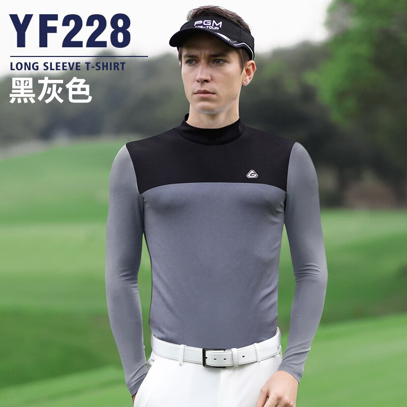 PGM Golf T Shirt Men&#39;S Shirts Summer Short Sleeved Tops Men Breathable Elastic Uniforms Golf Clothing Size M-XXL YF228 - KiwisLove