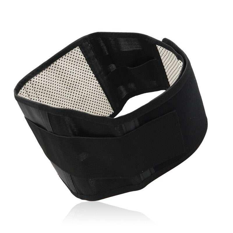 Tourmaline Waist Brace Support Belt Self Heating Lower Back Support Magnetic Therapy Lumbar Waist Bandage Back Waist Belt - KiwisLove