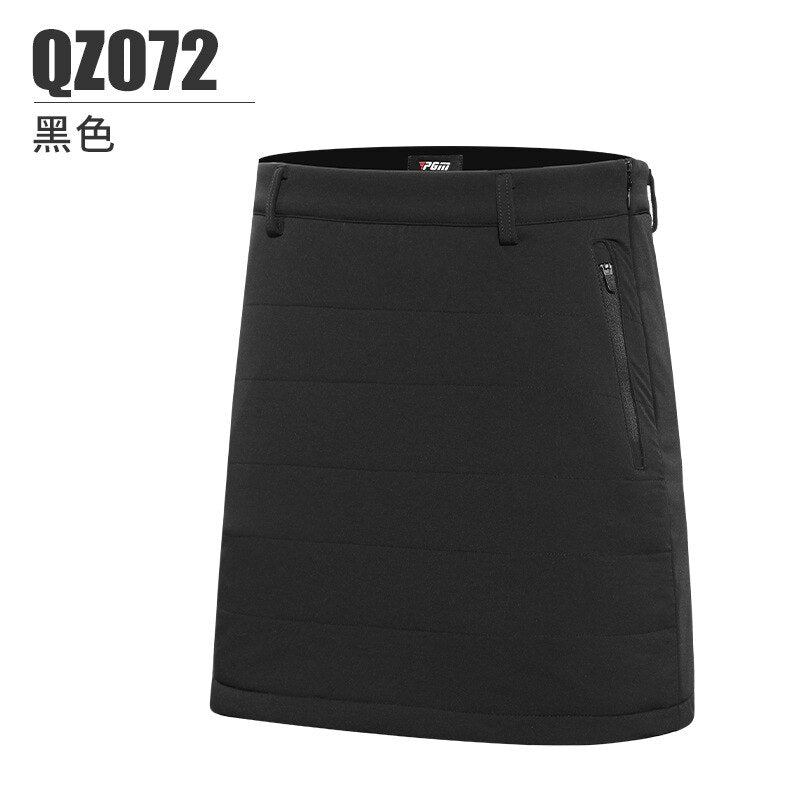 PGM Golf Women Short Skirt Ladies Thicken Plus Cotton Skirts Autumn Winter Slim Fit Pencil Skorts Tennis Badminton Golf Clothes - KiwisLove