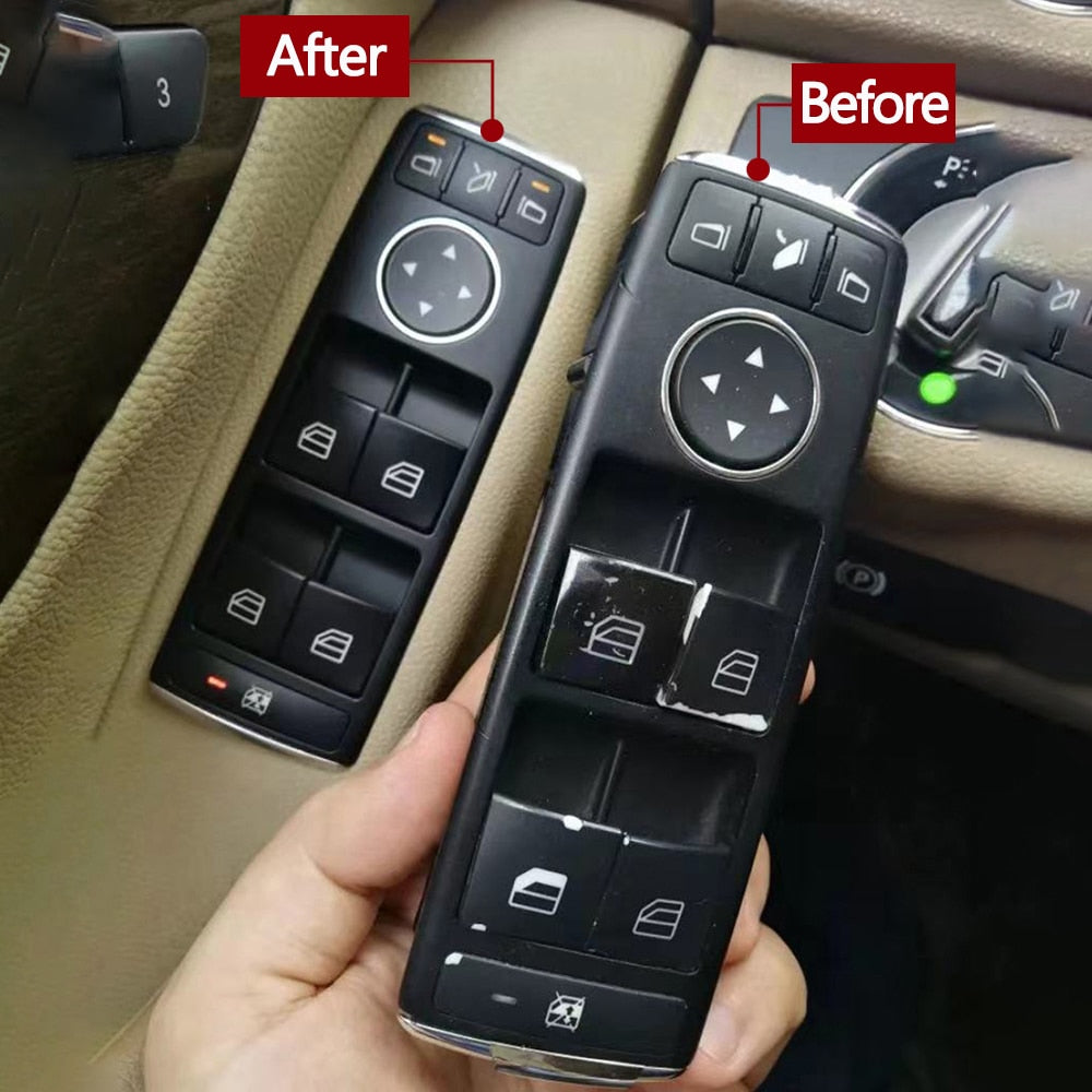 Electronic Power Master Window Lifting Regulator Switch For Mercedes Benz C E Class W204 W212 C207 GLK204 2049055302 2049058202 - KiwisLove