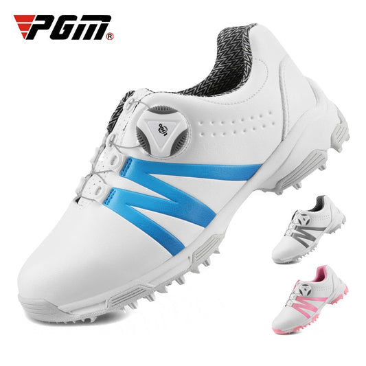 PGM Boys Girls Golf Shoes Waterproof Anti-slip Light Weight Soft and Breathable Universal Outdoor Sports Shoes XZ127 - KiwisLove