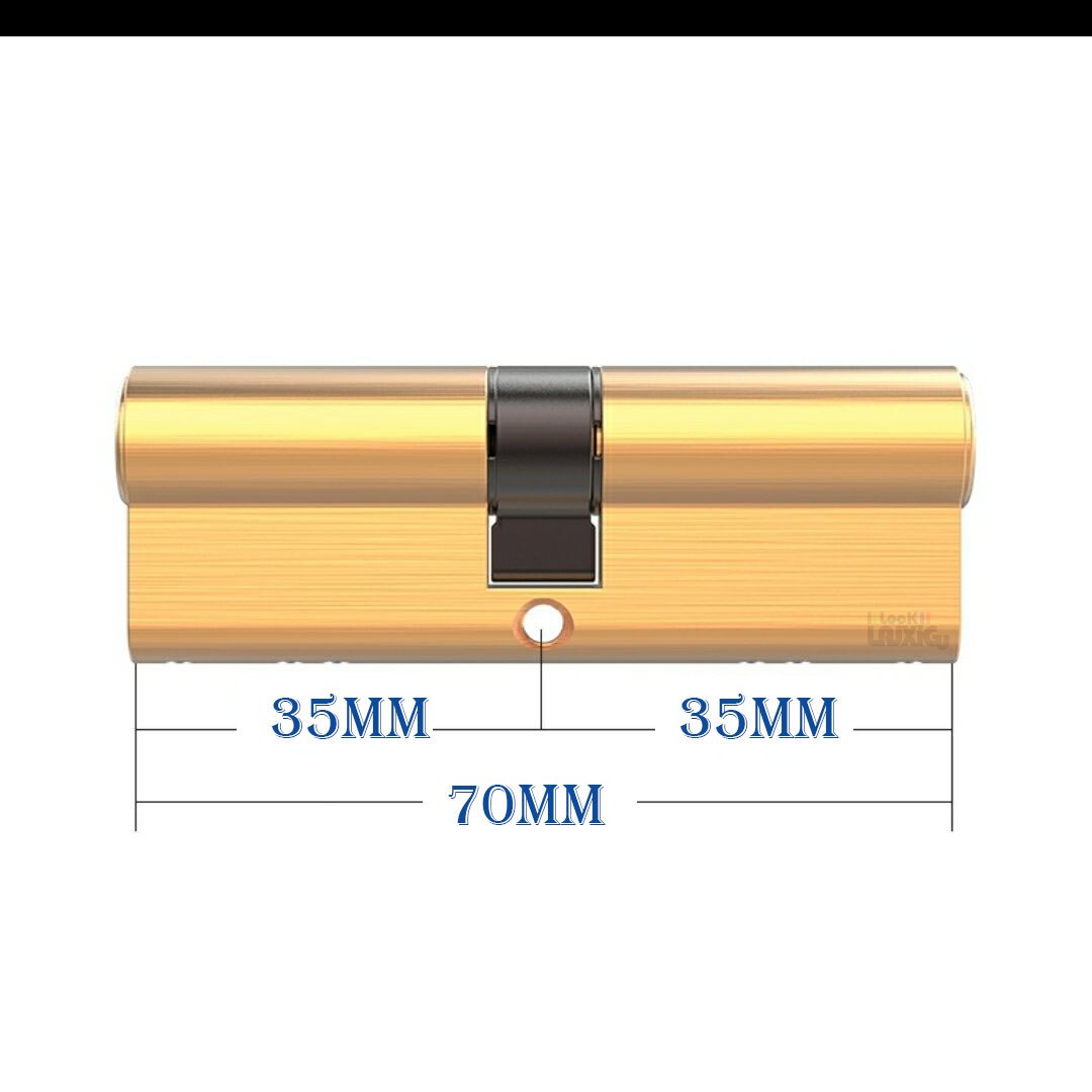 Common lock cylinders Cylinder lock for entrance door Outdoor door lock Cylinder door lock 7 colorful keys Key lock - KiwisLove