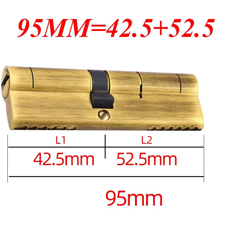 European standard cylinder lock cylinder door lock key lock anti-theft door lock entry door cylinder lock outdoor door lock - KiwisLove