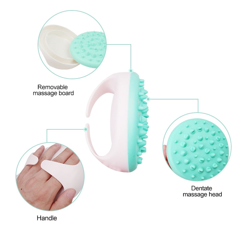 Handheld Bath Shower Anti Cellulite Full Body Massage Brush Slimming Beauty Face Skin Care Tools Face Lifting Rolller Massager - KiwisLove