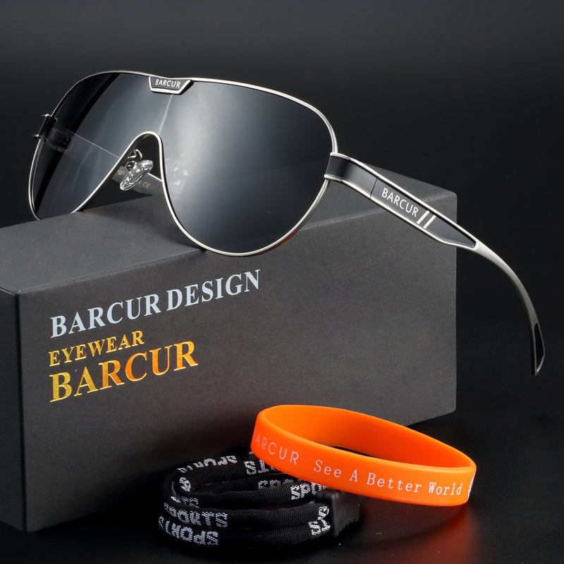 BARCUR Man Sunglasses for Men Polarized Sun Glasses For Women Eyeglasses Eyewear Accessory - KiwisLove