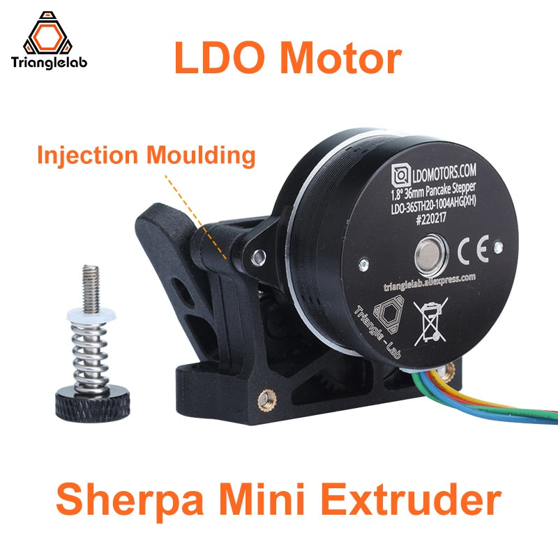 Trianglelab Sherpa MINI Extruder Injection moulding Light Weight DDB Extruder Compatible  Ender3 CR10 CR6 TEVO 3D Printer - KiwisLove