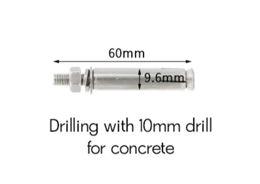 11Pcs Ceiling Hook + 44 pcs Anchor Square Swivel Rotatable Wall Mounted - KiwisLove