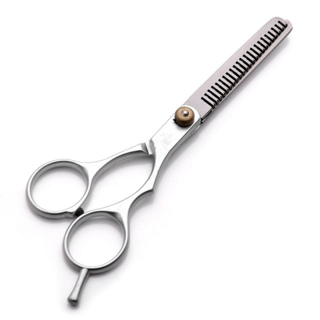 Professional Stainless Steel Hair Scissors Salon Cutting Regular Flat Teeth Blade Styling Tools Thinning Hairdressing Shears - KiwisLove