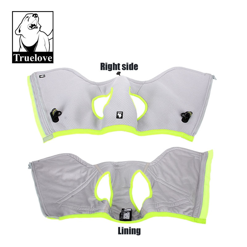 Truelove  dog summer clothes cooling vest jacket reflective vest  mesh harness - KiwisLove