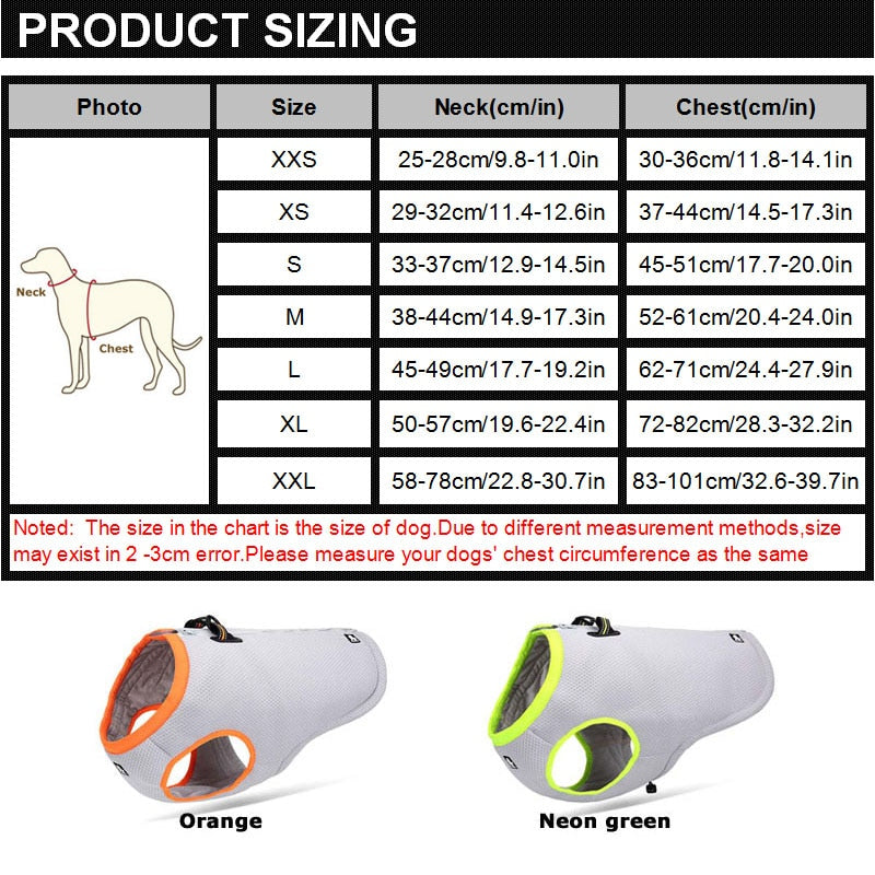 Truelove  dog summer clothes cooling vest jacket reflective vest  mesh harness - KiwisLove