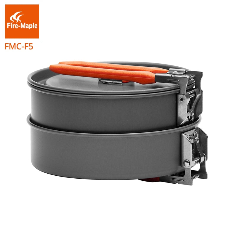 Fire Maple Feast 5 Picnic  3 Pots 1 Frypan Camping Cooking Set - KiwisLove