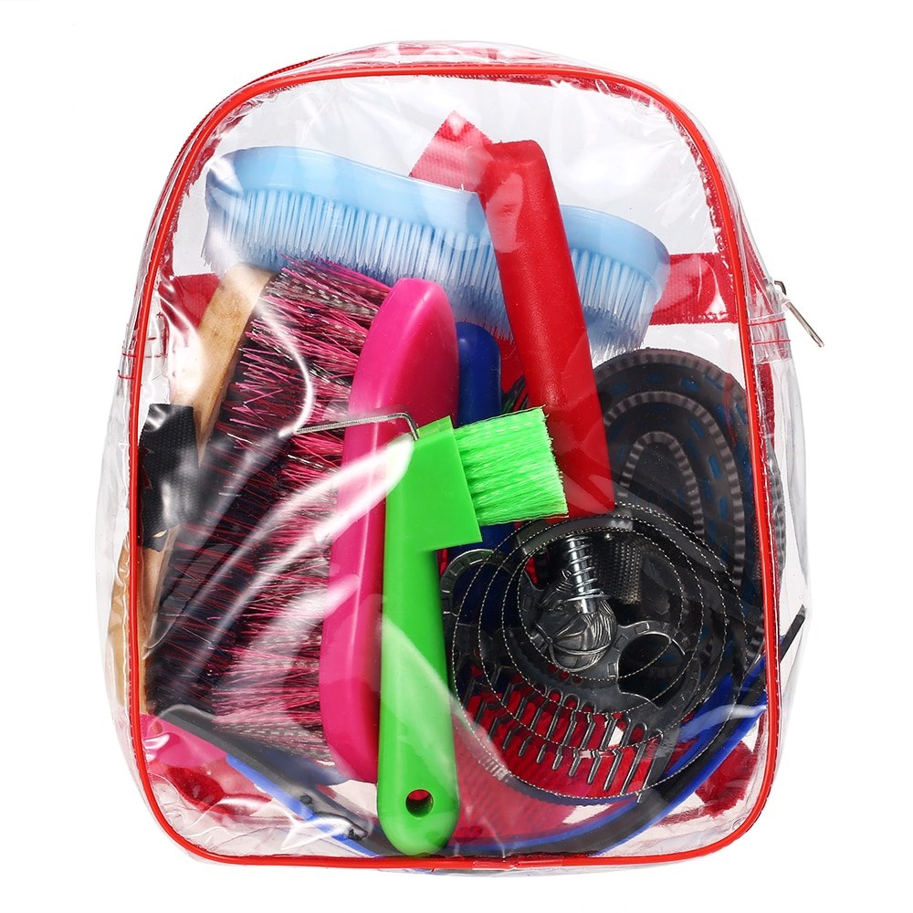 10-IN-1 Horse Grooming Tool Set Bathing Cleaning random color - KiwisLove