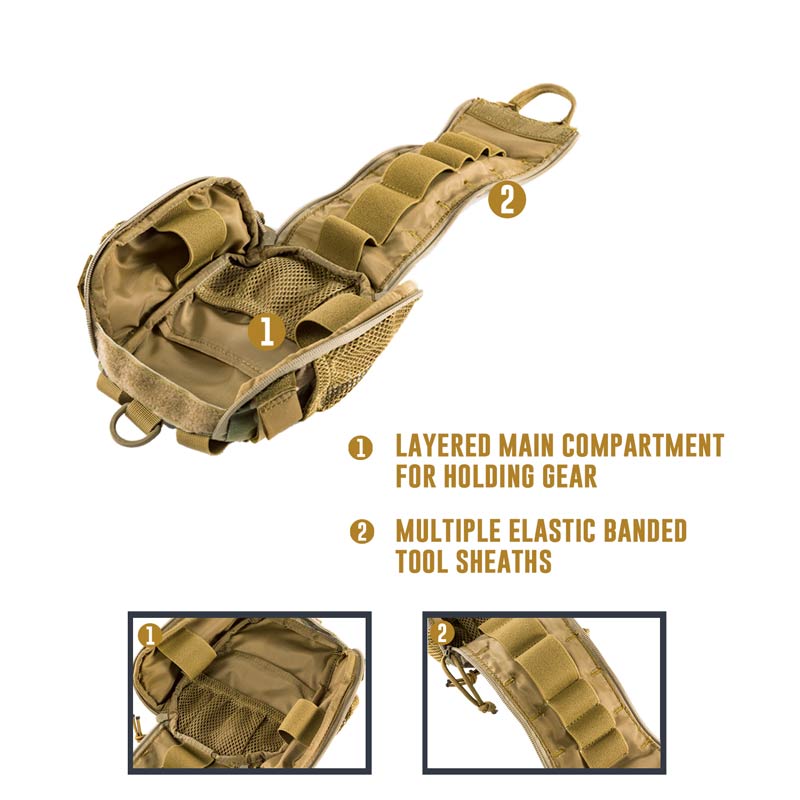 OneTigris First Aid Trauma Pack Medical Kit Quick Detach EMT/First Aid Pouch Tactical Cordura Nylon Multicam Trauma Pouch Bag - KiwisLove
