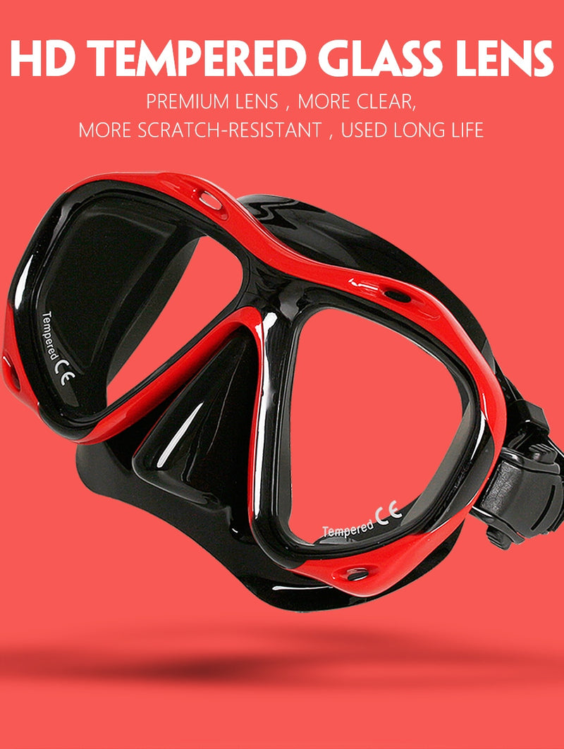 Copozz Brand Professional Scuba Diving Mask Snorkels  Swimming Tube Set - KiwisLove